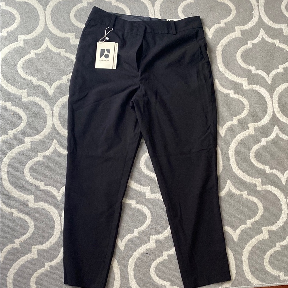 Frank and Oak The Elearnor Slim Black Pants